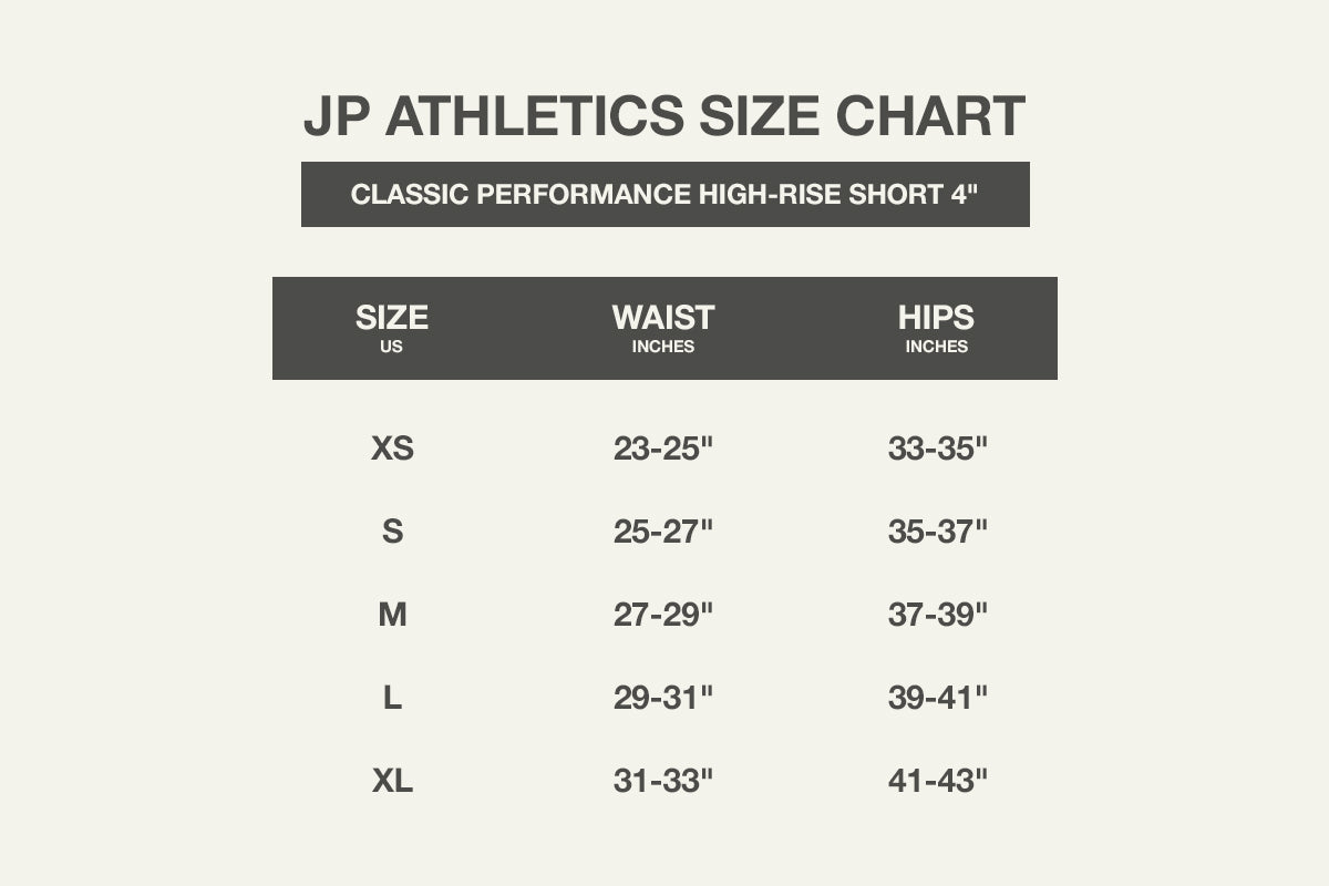 Classic Performance High-Rise Short 4"